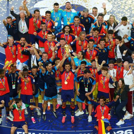 Rodri Hernández levantó la Copa del Mundo como capitán de España.