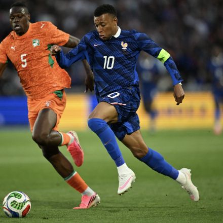 Kylian Mbappe no pudo lucir en el mediotiempo que tuvo para jugar con Francia.