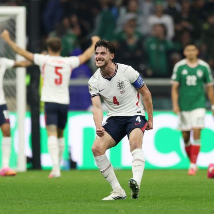 Declan Rice es uno de los mejores mediocampistas el mundo con la Selección de Inglaterra y su club Arsenal.