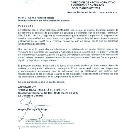 Excélsior realizó una solicitud de acceso a la información para conocer si la Abogacía General de la UNAM emitió algún dictamen o revisión de Territorium Life