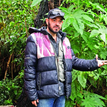 Michel Balam, de la organización Sima A.C. Santuario Ajolote.