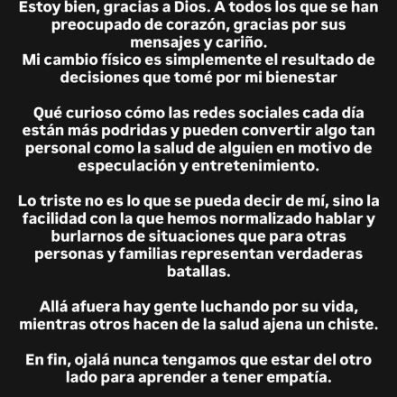 Junior H aclara rumores sobre posible caso de VIH.