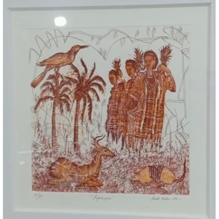 Exhibe el MUPO obra gráfica y máscaras fantásticas