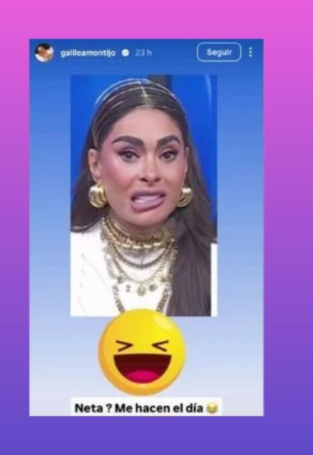 Galilea Montijo, conductora.
