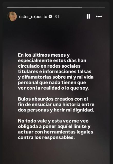 La actriz respondió a las publicaciones falsas que circulan en redes sociales.