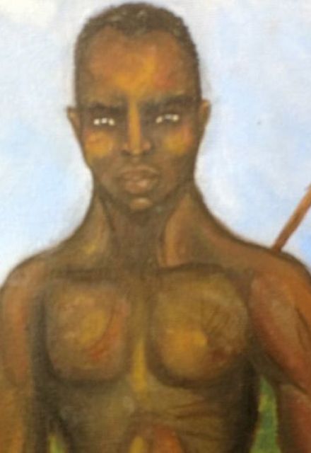 Gaspar Yanga, libertador, América, pintura, historia. Foto: Karla Carrión