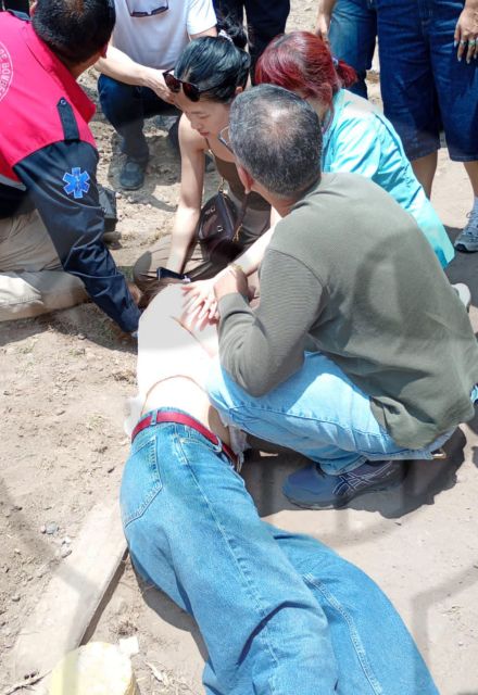 Balacera en Teotihuacán