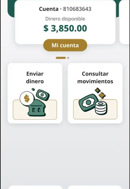 Transferencias desde app del Banco del Bienestar.