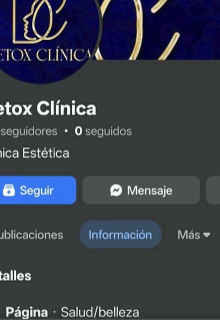 La clínica se promocionaba en redes como un centro de bajo costo.