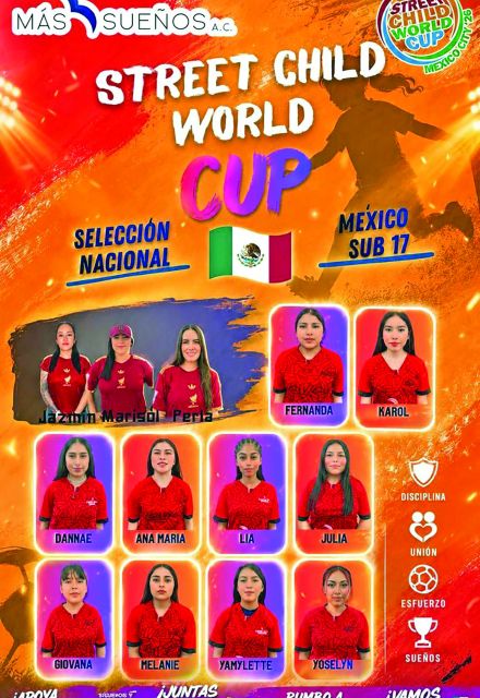 Las representantes mexicanas en el Torneo Violeta.