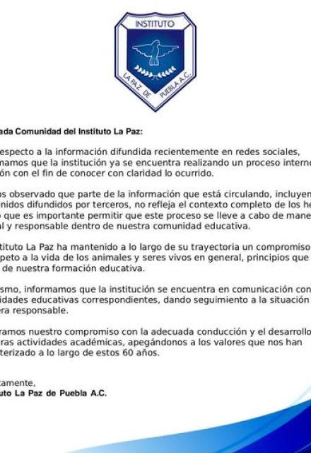 Postura del Instituto La Paz