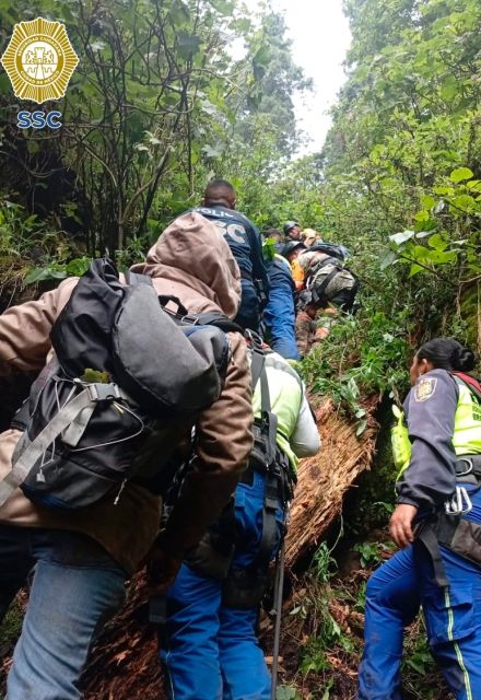 El incidente ocurrió en la zona natural ubicada sobre el Circuito Picacho-Ajusco, a la altura del Pueblo de Santo Tomás Ajusco