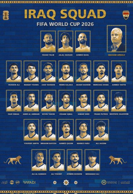La Selección de Irak apostó por la experiencia para el Mundial