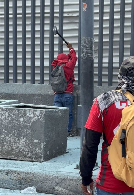 Se espera que las autoridades hagan una evaluación de los daños producto de los actos de violencia del magisterio nacional