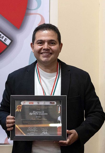 Atalo Mata Othón, periodista de Grupo Imagen.