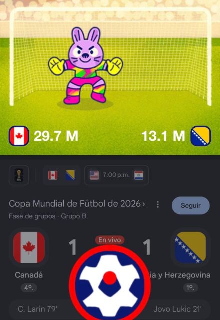 Juego google Mundial 2026