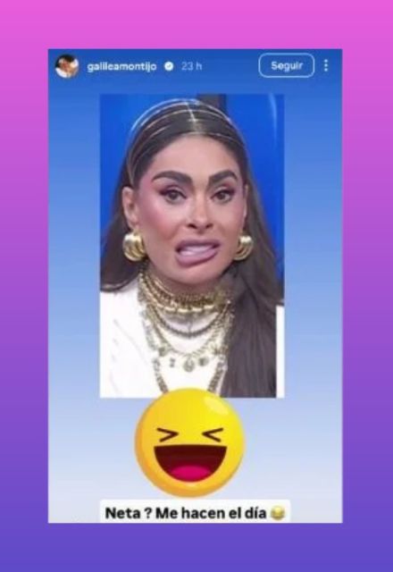 Galilea Montijo, conductora.