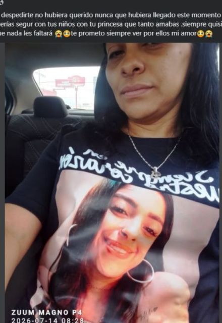 Mamá de la joven Pamela Yahaira Alvarado Galván, de 25 años de edad, atacada con fuego en una fiesta