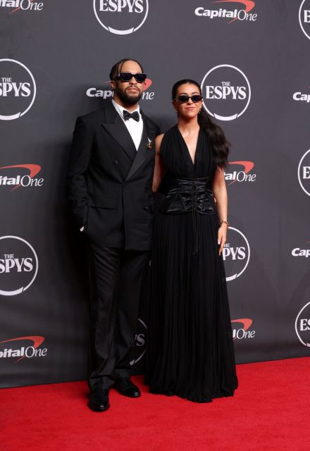 Jalen y Ali Brunson, en la alfombra roja de los ESPY 2026.