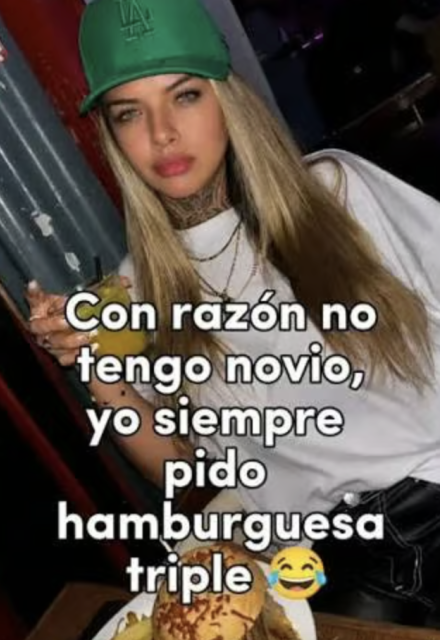 Hamburguesa triple, el nuevo meme en redes.