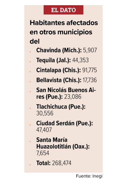 Estos son algunos municipios en los que sus habitantes también se han visto afectados debido a la infiltración de la delincuencia en cargos públicos.