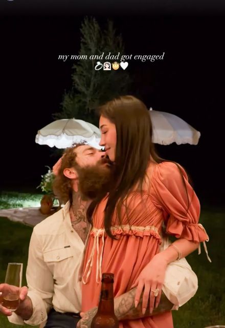 Post Malone y Christy Lee como pareja.