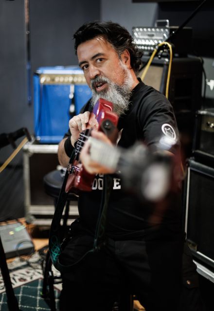 El rockero dio un show anoche al sur de la CDMX