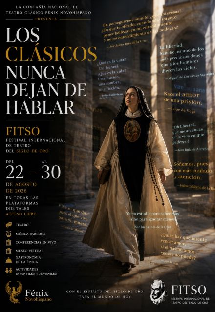 El FITSO inicia este sábado en el Centro Histórico con obras sobre Cervantes, Sor Juana y Juan Ruiz de Alarcón, además de una comedia barroca