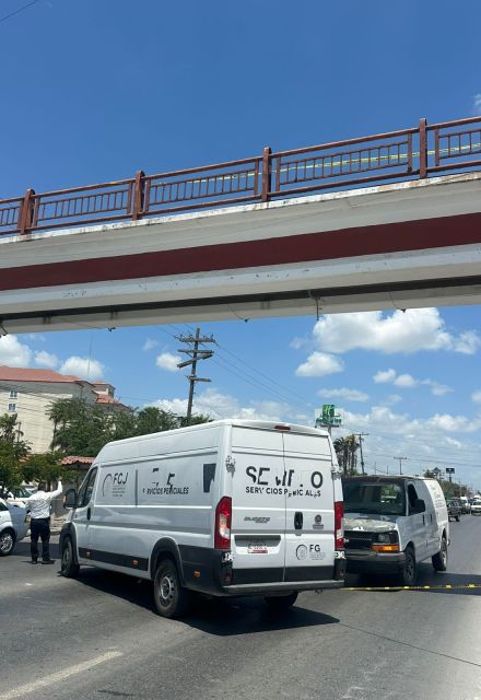 Puente desde el que se lanzó un hombre de 58 años en Matamoros, Tamaulipas