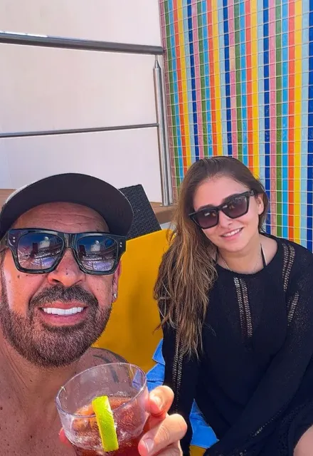 Jorge D'Alessio y su hija Ana Paula