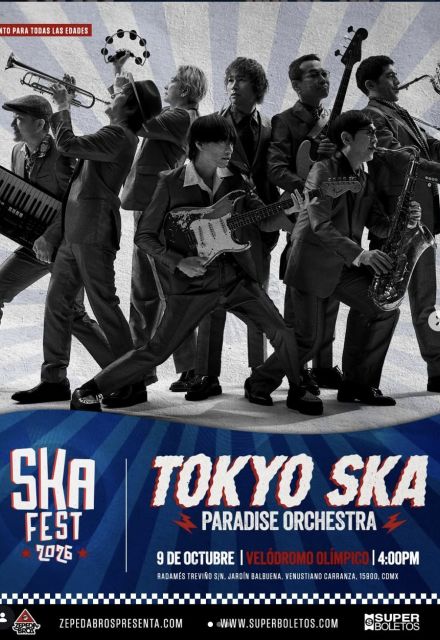 Tokyo Ska Paradise Orchestra confirmó su presencia en el Ska Fest 2026.