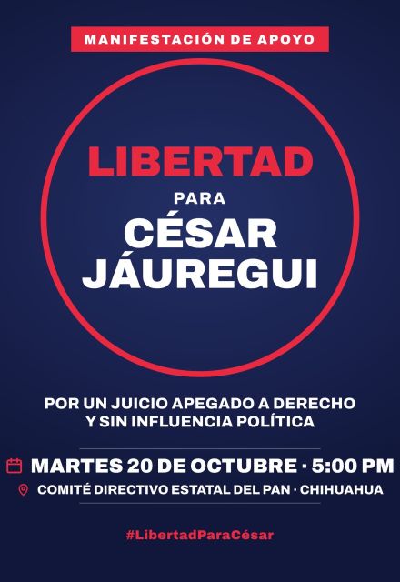 liberen a cesar jauregui