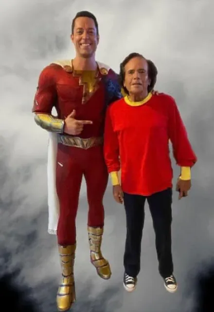 Michael Gray tuvo un cameo en la película Shazam con Zachary Levy