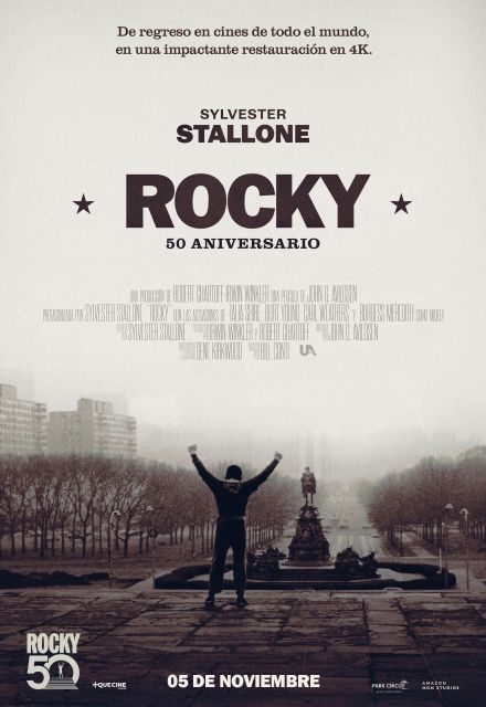 El poster de Rocky del 50 aniversario