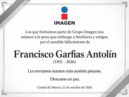 esquela francisco garfias © 2026 Imagen - Excélsior. Todos los derechos reservados. El contenido de este sitio y de la edición impresa está protegido por la Ley Federal del Derecho de Autor. Prohibida la reproducción total o parcial sin autorización previa y por escrito. El material de terceros conserva sus propios derechos.