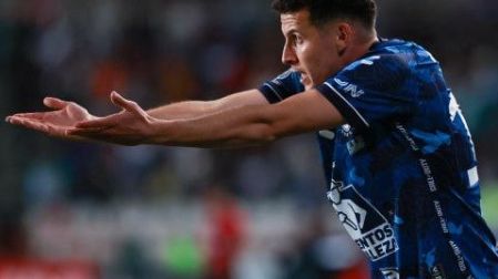 Oussama Idrissi en partido de Pachuca Vs América correspondiente a la Jornada 7 del Clausura 2024, Liga MX. (Mexsport).
