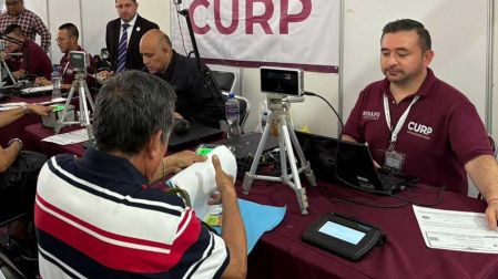 Módulo en que se trámita la CURP Biométrica. (X/@R2D2ARCE)