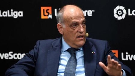 Javier Tebas, presidente de LaLiga. Foto: Reuters