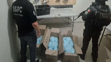 En el estado de Colima, donde fueron decomisados más de 270 kilogramos de fentanilo y detenidas siete personas