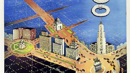 La muestra México: ruta y destino reúne obras de autores como Angelina Beloff, Cordelia Urueta, Jorge González Camarena, Miguel Covarrubias, Carlos Mérida y Diego Rivera, entre otros.