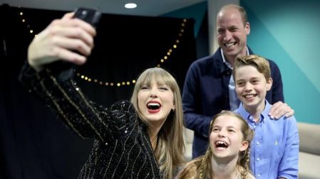La familia real mantiene una cercana relación con Taylor Swift.