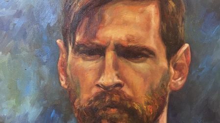 El cuadro "La pulga" fue creado en 2022 por Ricardo Ortiz.