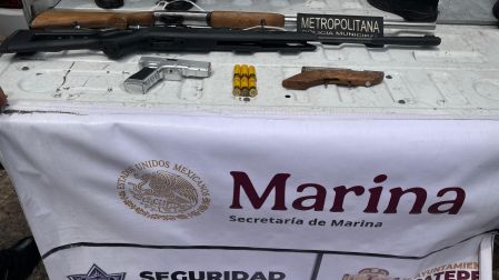 Su detención se logró mientras realizaban patrullajes de proximidad social en la parte alta de la Sierra de Guadalupe