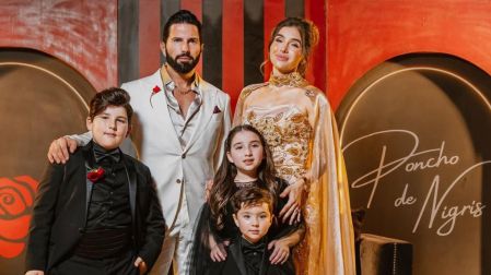 Además de su familia, Alfredo Adame, Larry Hernández y Edwin Luna estuvieron entre los invitados.