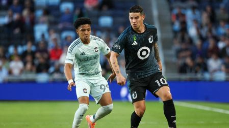 James Rodríguez ha jugado la reciente temporada con el Minnesota United de la MLS
