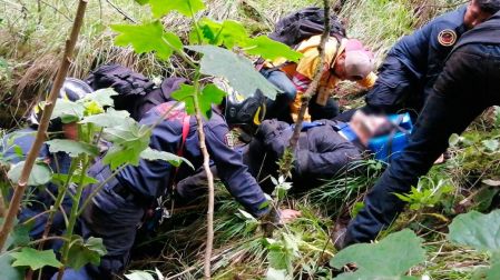 El incidente ocurrió en la zona natural ubicada sobre el Circuito Picacho-Ajusco, a la altura del Pueblo de Santo Tomás Ajusco