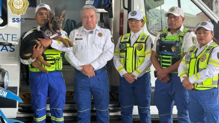 Indara podrá participar en operativos relacionados con derrumbes, explosiones, fenómenos naturales y otras emergencias