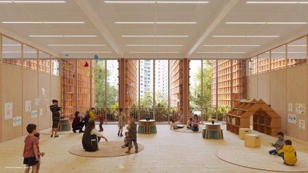 El nuevo edificio tiene una baja huella de carbono y un bajo consumo energético y de agua.