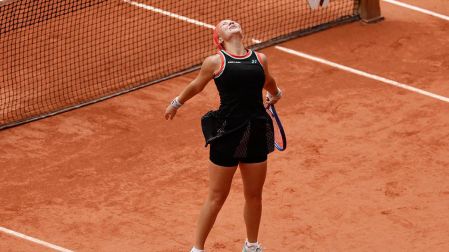 Diana Shnaider celebró así su triunfo sobre Sabalenka