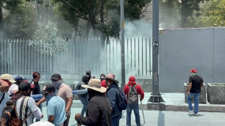 Se espera que las autoridades hagan una evaluación de los daños producto de los actos de violencia del magisterio nacional